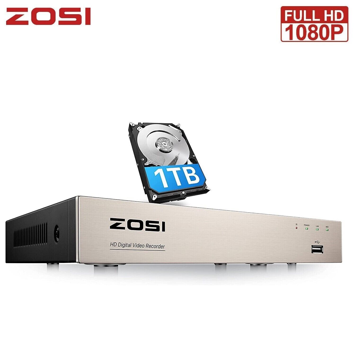 ZOSI CCTV DVR Recorder 8 Channel with  1TB Hard £125 post thumbnail image