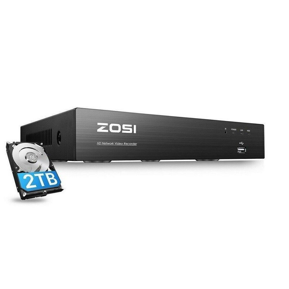 ZOSI 4K 8MP CCTV POE NVR 2TB Hard Drive 24/7 Recording Playback 8 Channel H.265+£245.99 post thumbnail image