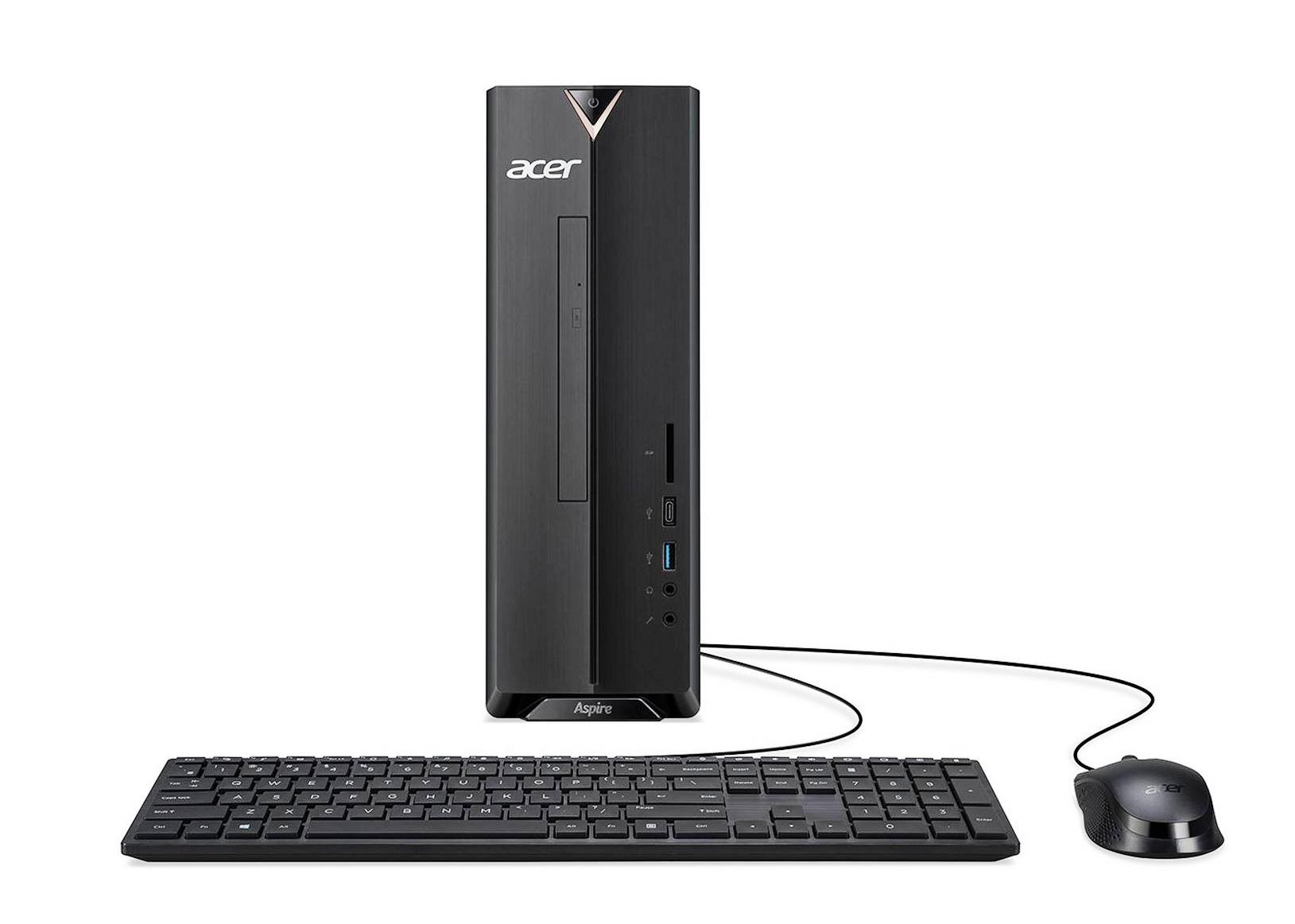 AcerAspire XC-840 Desktop PC – Intel Celeron, 4GB RAM, 1TB HDD, USB Keyboard and Mouse – Black £349 post thumbnail image