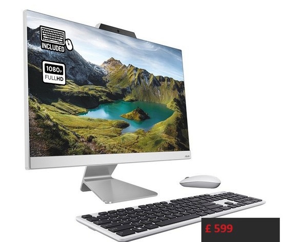 Asus All-in-One PC, Intel Pentium, 8GB RAM 256GB SSD, 24in Full HD – Silver £599 post thumbnail image