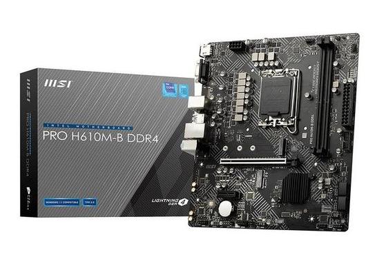 MSIPRO H610 Intel PC Gaming Motherboard £109 post thumbnail image